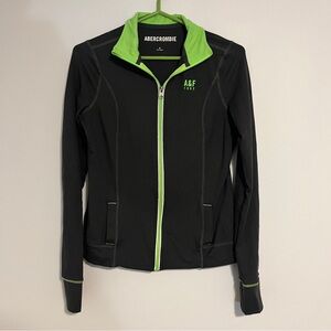 Athletic zip up sweater from A&F